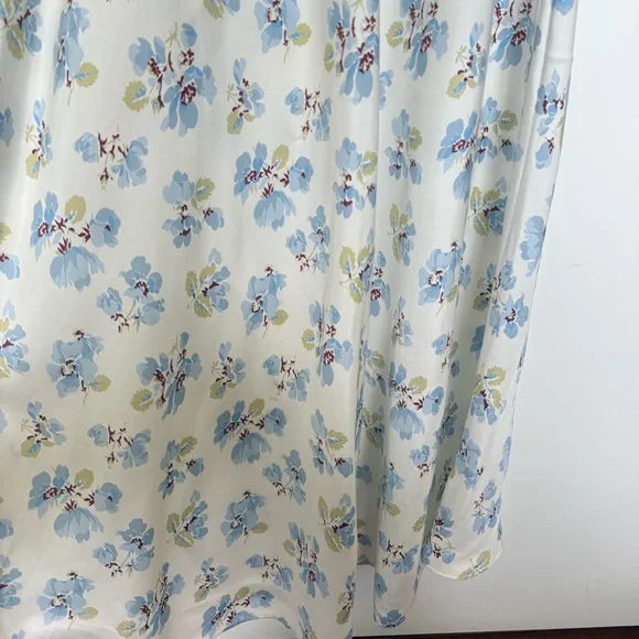 DÔEN ruffled floral-print midi dress size 2 - Picture 9 of 14